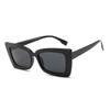 Fashion Square Women Luxury Sunglasses Retro Designer Leopard Blue Green UV400 Protection Trendy Shades