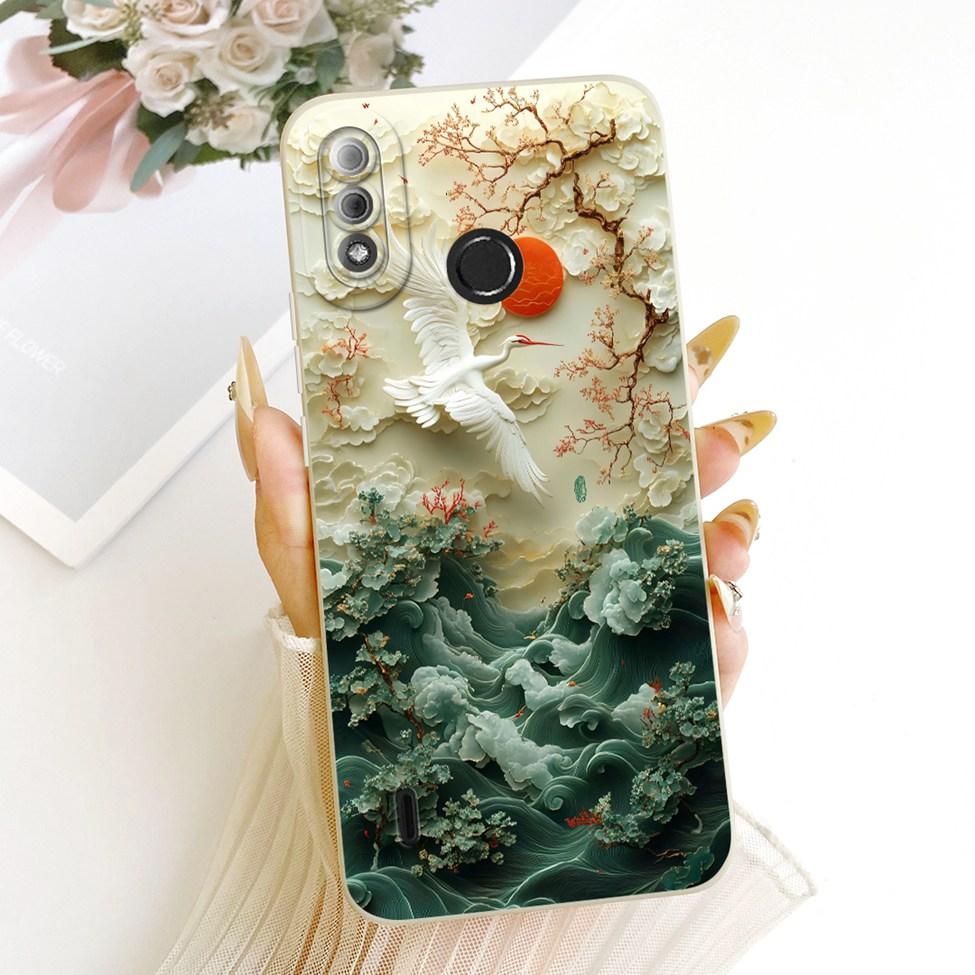 For ITEL A56 Pro Case For ITEL A56 Cover Luxury Fashion Cool Kawaii Cute Painted Silicone Phone Casing