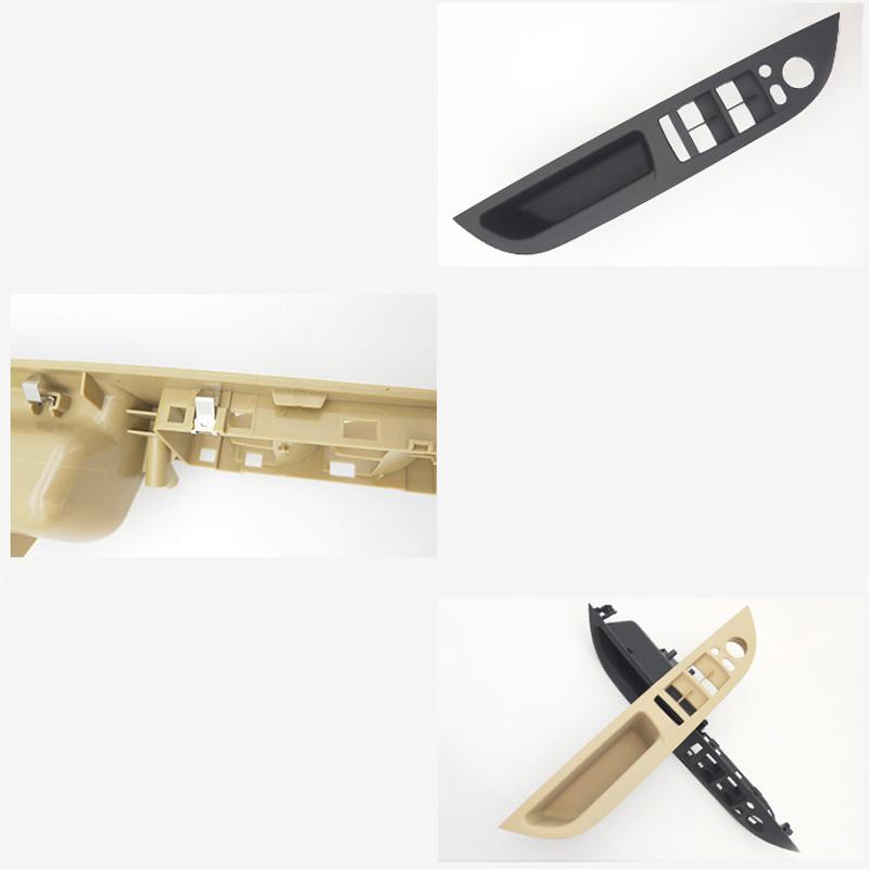 51416983693 51416983703 Beige Black Left Right Car Interior Handle Inner Door Armrest Panel Pull Trim Cover For BMW 5 Series E60