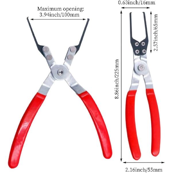 Relay Puller Pliers, Fuse Puller Pliers, 4-Pack Automotive Relay Fuse Puller Tool, FMM Fuses Puller Tool, Vehicles Battery Terminal Remover