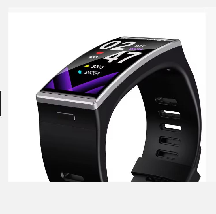 Original DM12 Smart Band 1.91inch Full Touch Screen Curved 3D Glass IP68 Waterproof Heart Rate Sleep Stress Multiple Sports Mode