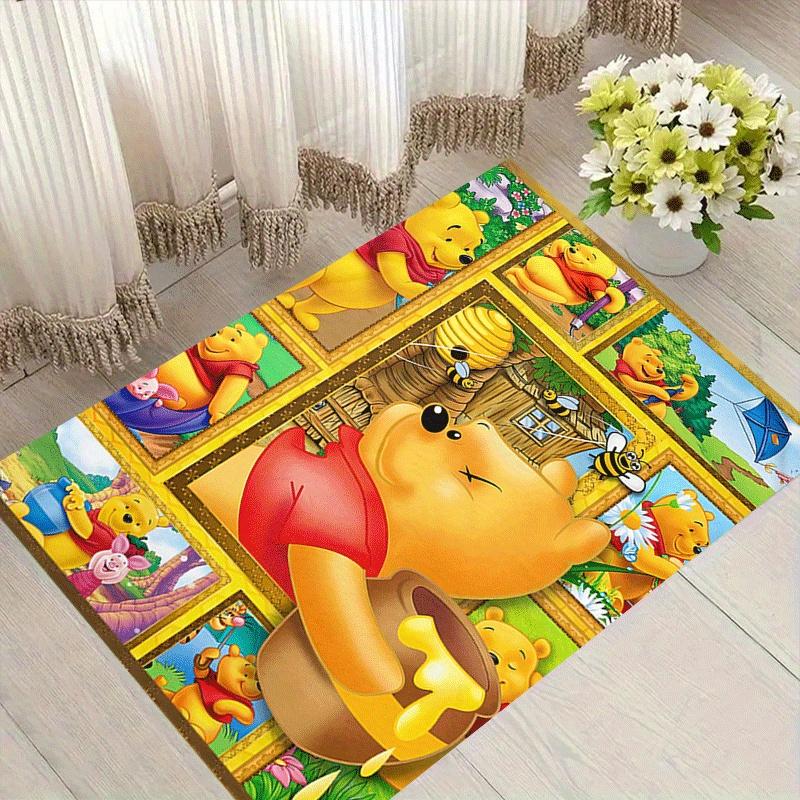 

1pc Winnie-the-Pooh Carpet Area Rug, Bedroom, and Playroom Durable, Stain-Resistant, and Easy To Clean, Living Room 60cm by 90cm