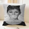 Audrey Hepburn Kissen Geschenk Heim Büro Dekoration Schlafzimmer Sofa Auto Kissenbezug Hülle 45x45