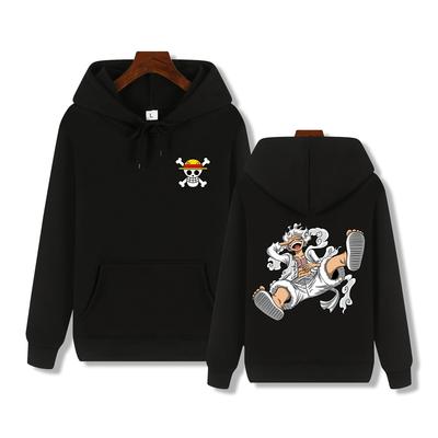 Herfst en Winter Comfortabel Zacht Verdikt Eendelig Lachen Plezier Bedrukt Heren Hoge Kwaliteit Casual Mode Warm Street Hoodie