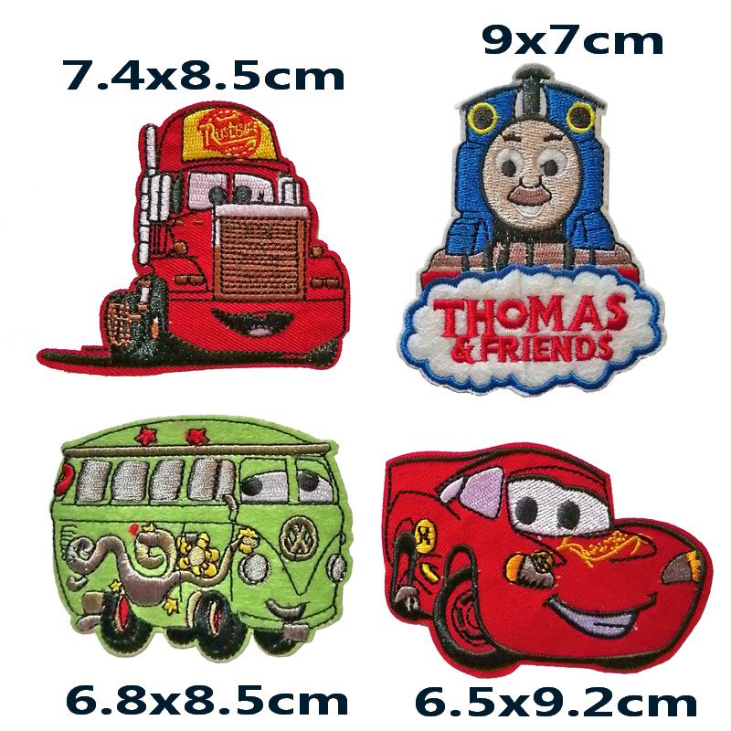 Lightning McQueen Pixar ironing, ironing and sewing patches, cute creative clothing decoration cartoon decals holiday gift