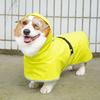 Waterproof Dog Raincoat Full Belly Hooded Cape for Small Medium Large Dogs Teddy Corgi Golden Retriever Puppy Outdoor Rain Jacket