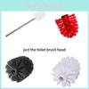 Efficient Plastic Toilet Brush Head Cherry Toilet Brush Replacement Head For Quick And Effective Cleaning