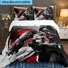 3PCS Assassin Bedding Set,Including 1pc Duvet Cover And 2pcs Pillowcases Perfect for Bedroom, Dormitory, Large size Fan Christmas gift
