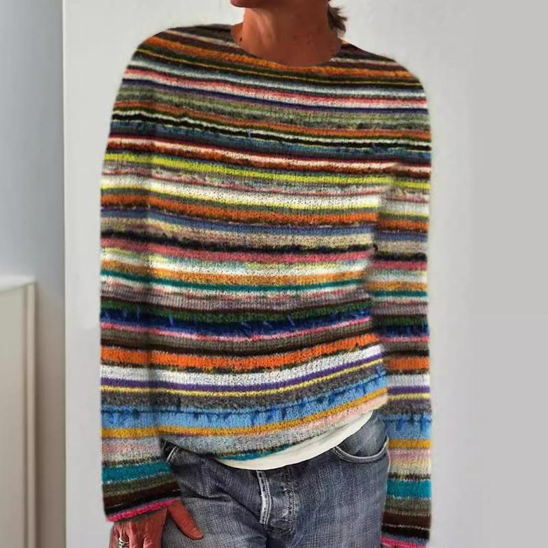 Maglione da Donna a Fantasia Pullover con Fantasia