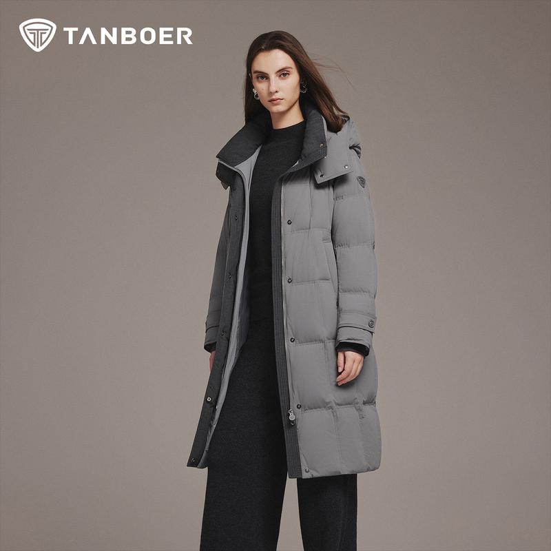 Tanboer Women's Mid-length Goose Down Puffer Coat TB5520818Z