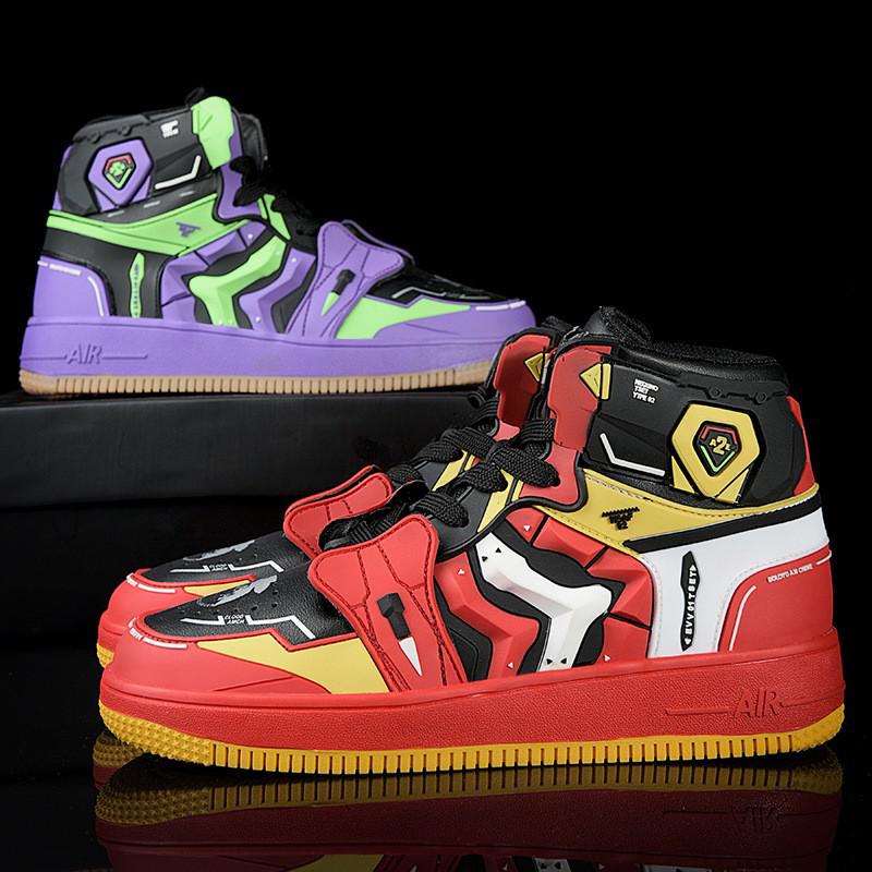 Eva Anime Sneakers For Men 2025 Fashion High-top Casual Shoes Souryu Asuka Langle Cosplay Original Vulcanized Running Basketball