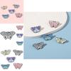 Unique Colorful Butterfly Shape Metal Badge Brooch Gender Pronoun Pin For Accessories