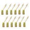 Hakeichi Practical White Pig 12 Pieces Oil-Based Brush, Bristle, 40mm,