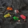 2.7CM/3.2G Mini Soft Frog Lure with Weedless Hook Spinner Blade PVC Artificial