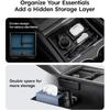 Wigoo Tesla New Model Y Juniper & Model 3 Center Console Organizer [Double Layer Space, Slide Smoothly] Model 3 (2024~2025)/New Model Y Juniper