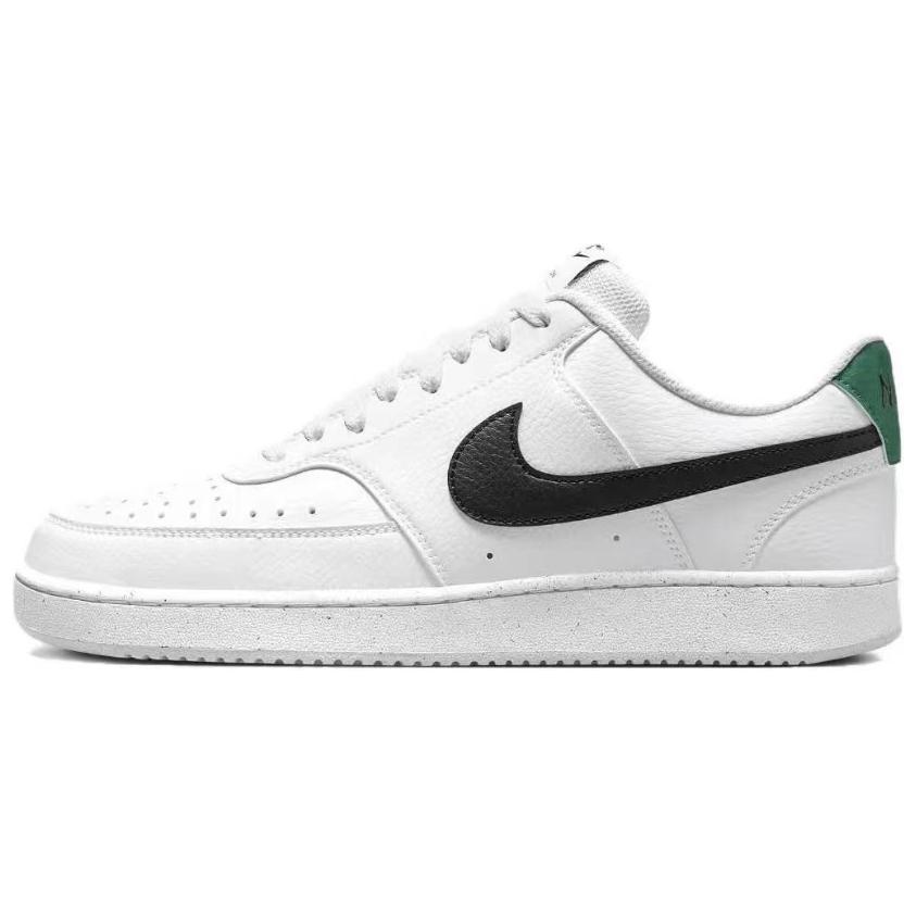 Nike Court Vision 1 Leather Slip Resistant Low Top Skateboard Shoes Men's Gray White DH2987-110(Team309-QD)