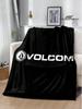 V-VOLCOM LOGO Spausdintos pledai Flanelė Šiltas pledas Minkštas ir patogus Namų Kelioninis Lovos pledas Pikniko pledai Gimtadienio dovana#Spalva_6,Dydis_100X130CM