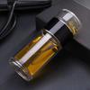 Glass Infuser Bottle Double Wall Tea Tumbler Insulated Loose Leaf Tea Brewer Hot And Cold Drinks Bottle for Home Office
