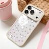Ins Star Little Rabbit Transparent Phone Case for Apple 16/17 Promax, Full Coverage iPhone 15/14/13 - Women's Edition