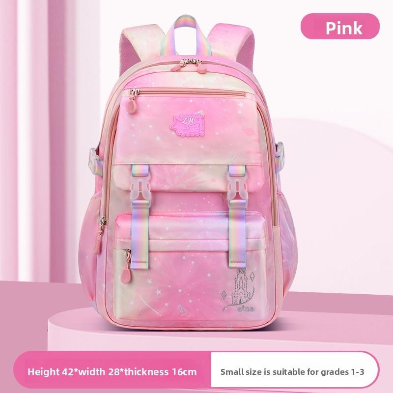 Baby Kids Backpack For Elementary School Girls With Lightweight Nylon And Gradient Design For School Use