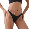 Women Waist Chains Adjustable Pearl Body Chain Trendy Waist Belly Chain Summer Beach Everyday Accessories