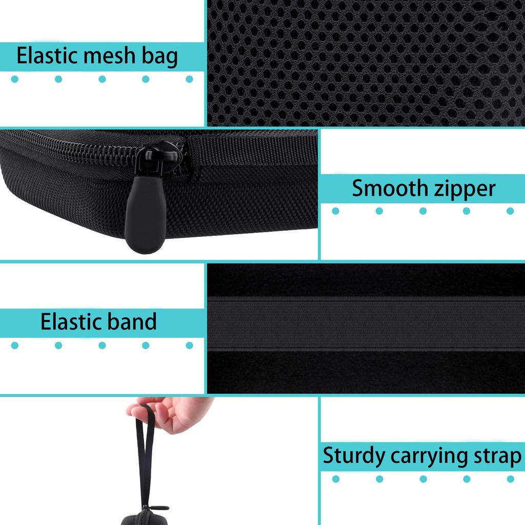 (Case Only) Storage Case for TP-Link WiFi AX1500 Wireless LAN Router TL-WR1502X/A, Black - Aenllosi