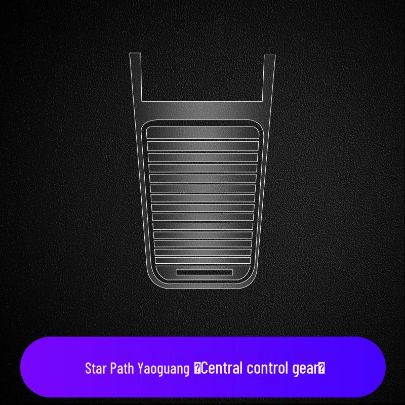 Exeed Yaoguang Interior Protective Film for 23 Models: Tempered Navigation Screen & Center Console Sticker