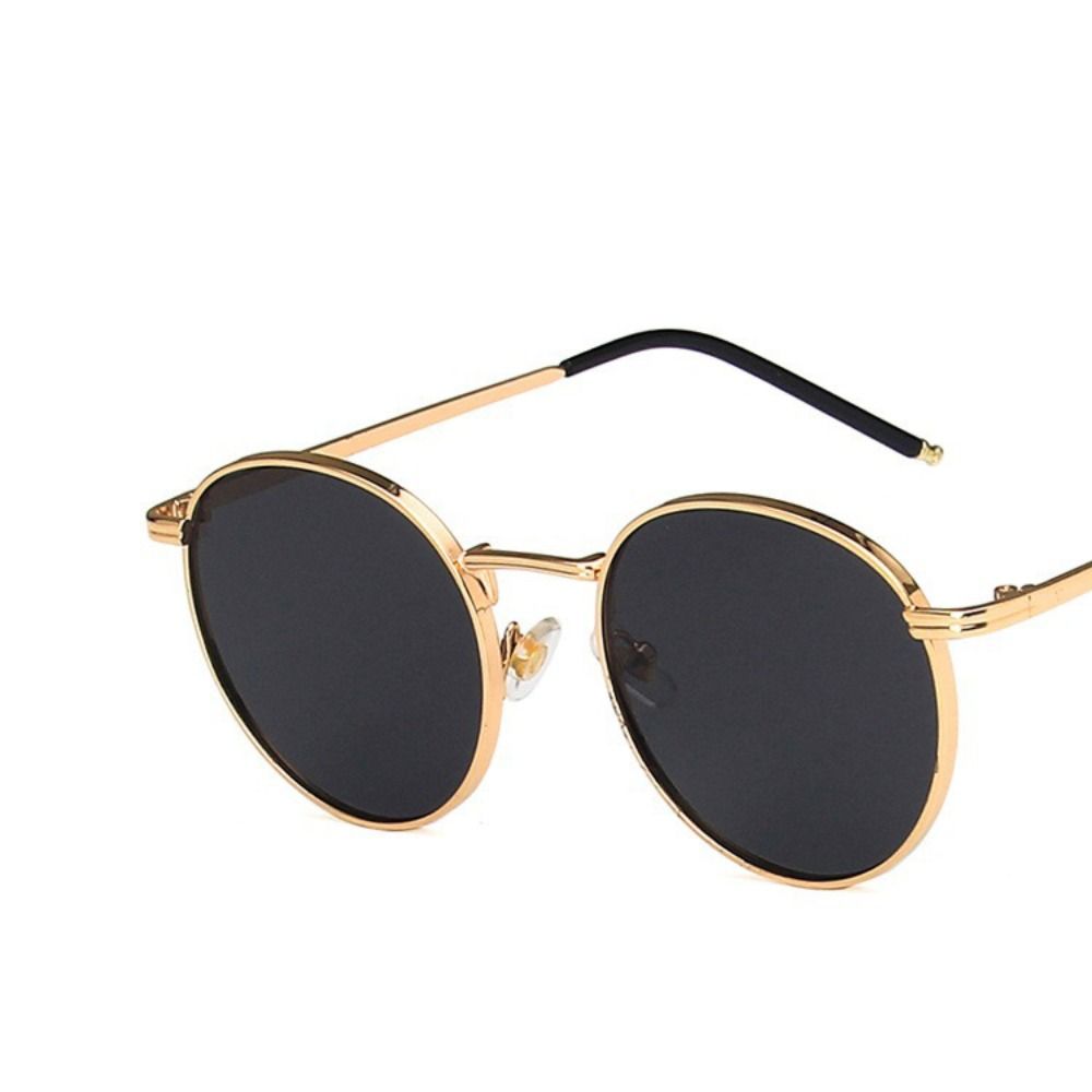 UV Protection Ins Sunglasses Trend Vintage Eyewear Cool Round Frame Sunglasses  Outdoor