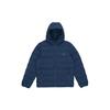 Protection Against Cold Stay Warm Hooded Down Jacket Navy Blue Men's CZ2311