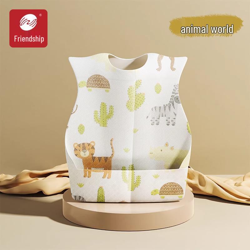 

Disposable Waterproof Baby Bibs: 0.5-10 years, stain-proof, ideal for eating and complementary foods.