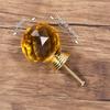 KAK 30mm Crystal Glass Knobs Cabinet Handles Colorful Crystal Ball Cupboard Pulls Drawer Knobs Kitchen Furniture Handle Hardware