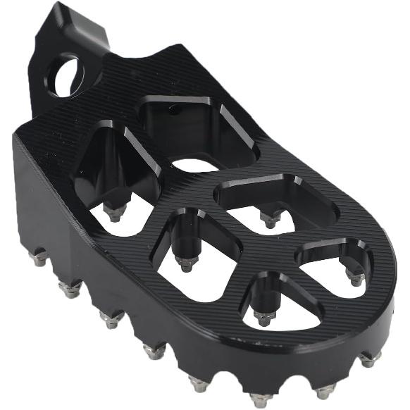 Motorrad Fußrasten Fußrasten Fußpedale Rasten CNC für DR650 DR650SE 1996-2023 DRZ125L 2012-2023 RM85 2002-2006 Dirt Pit Bike Dual Sport Schwarz