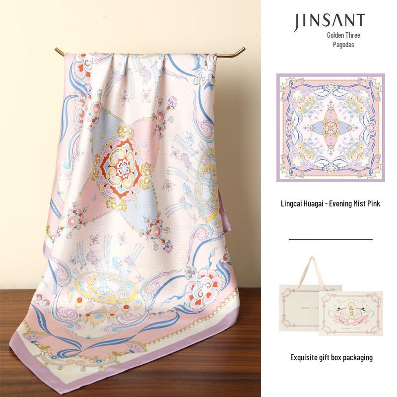Jinsanta X Dunhuang Museum Mulberry Silk Scarf