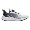 Li Ning Kids Qiang Yue Comfortable Versatile Shock Absorbing Durable Low Top Running Shoes Kids Running Shoes Black White YKCU026-5