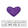 Heart Embroidery Iron-on Patch for Clothing, Shoes, Hats, and Bags