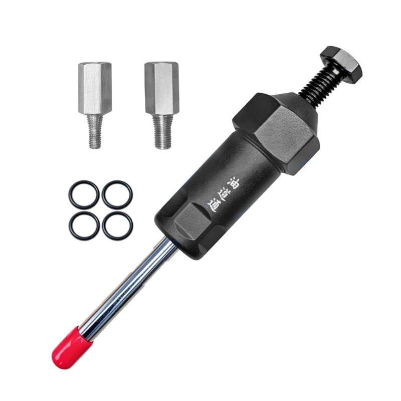 Metal Lubrication Fitting Service Tool with Thread End for Equipment Care, Manual Passage Cleaner for Garage Use
