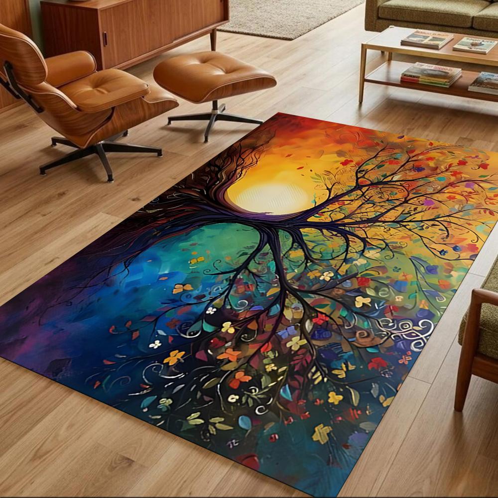 Mystic Forest Pathway Non-Slip Home Carpet Design for Office Decor Living Room Bedroom Gift