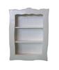 Wooden Shelf Cabinet Bleached In Rustic Style