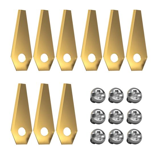 Yousheng 9/18/30 szt. Ostrze kosiarki ze stali nierdzewnej dla Bosch Indego Heavy Duty Uniwersalne Ostrze zamienne do kosiarki robotycznej ze śrubami montażowymi