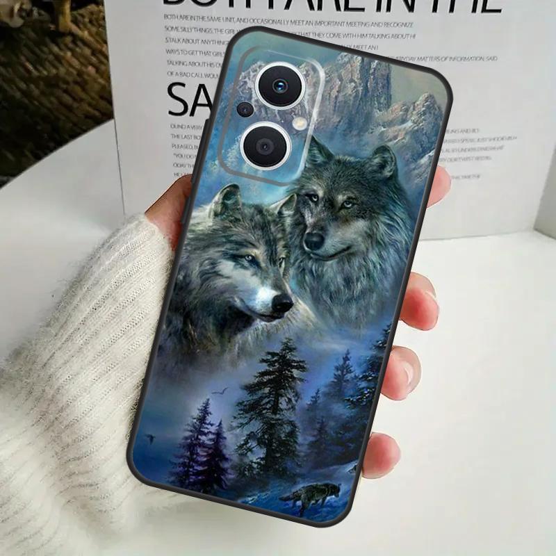 Animal Wolf Galaxy Phone Case For OPPO Reno 14F 12F 12 11 13 F 10 Pro 8T 7 8 Lite OPPO Find X9 X8 X6 X5 Pro Cover