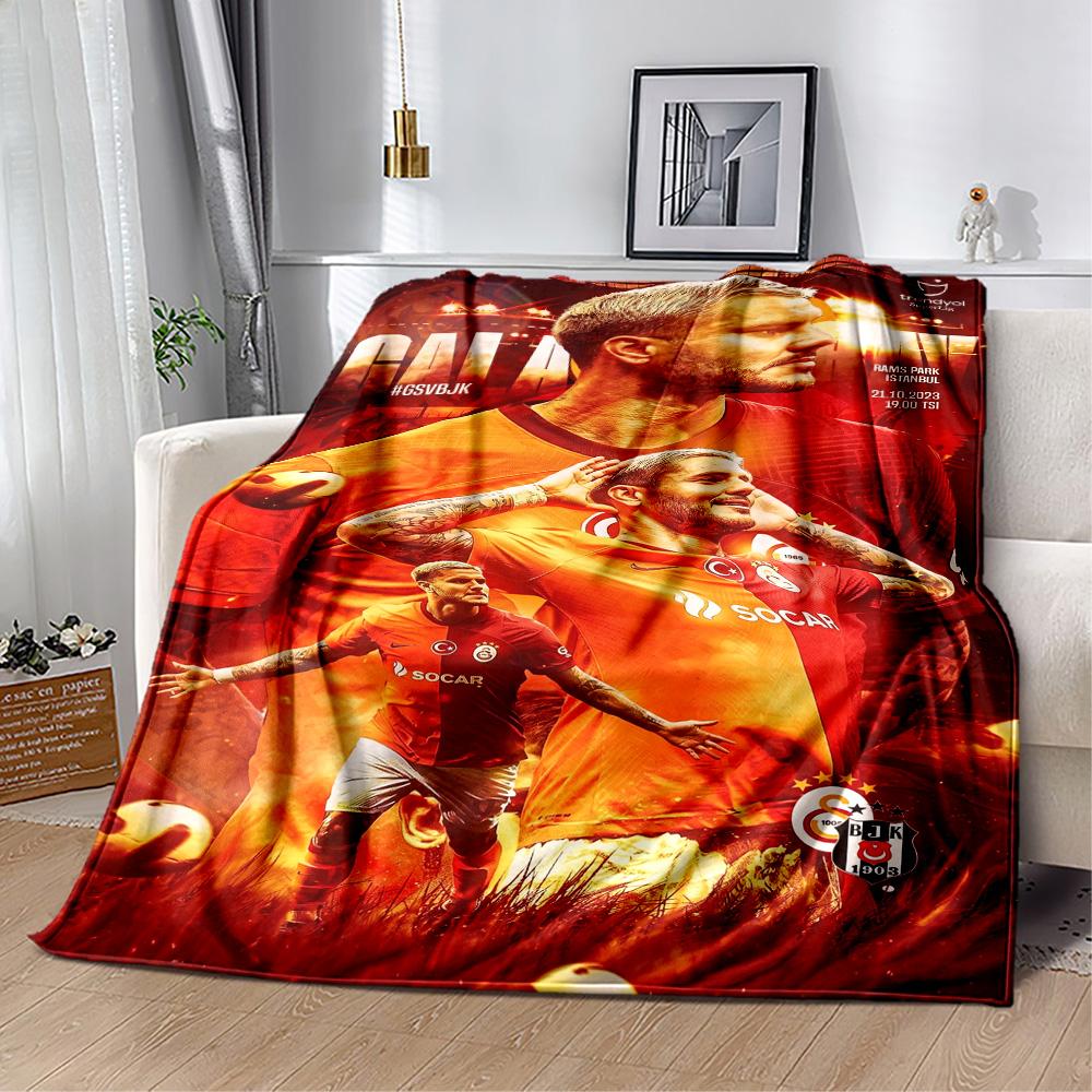 Galatasaray 90 Blanket Comfortable Great for Couch Bed Office All-Season Use Warmthful Decor Ideal Gift For Birthday Valentine'S Day