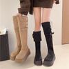 Fashion Winter Fashion Platform Heel Women Long Over The Knee Boots Street Style Height Increase Party Stripper Female Shoes