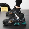 Breathable Hight Top Women's Chunky Heel Shoes Oxford Nude Heel Shoes Tenis Skateboarding Sneakers Sport Unusual Street