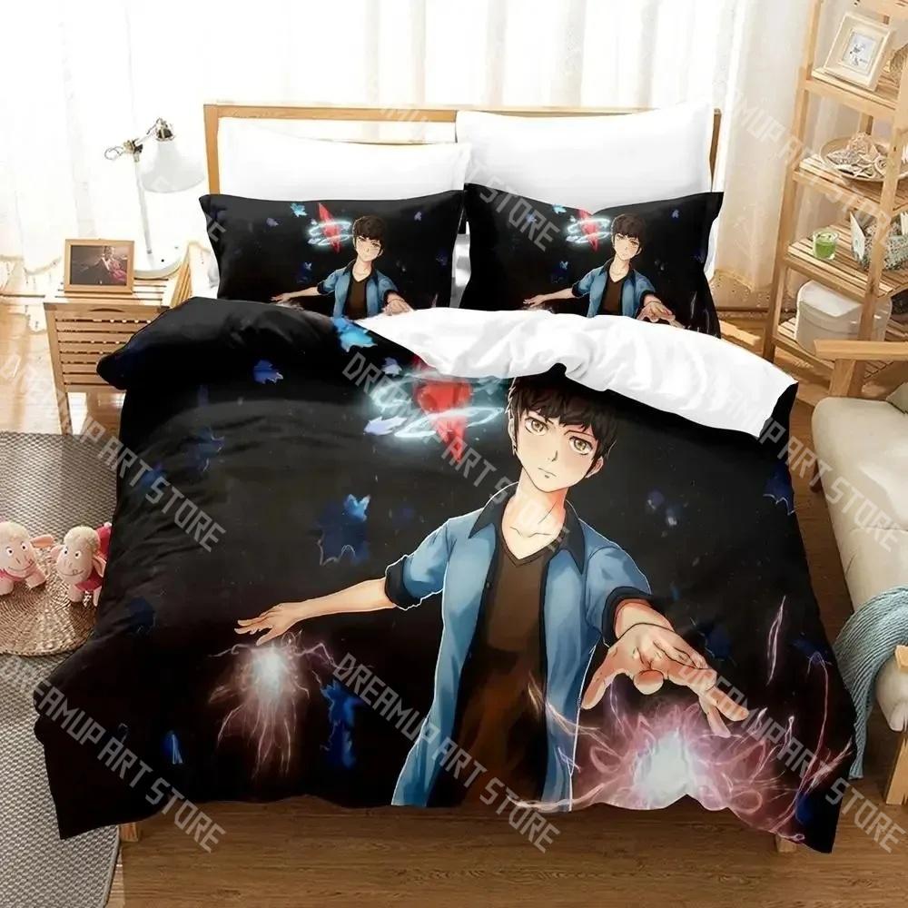 Fashion Tower Of God Game Bedding Set Single Twin Full Queen King Size Bed Set Kids Bedroom Duvetcover Sets Bed Sheet Set