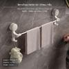 Adjustable Suction Towel Rack, NoDrill Bathroom Wall Mount Bar, Expandable Hanging Storage for