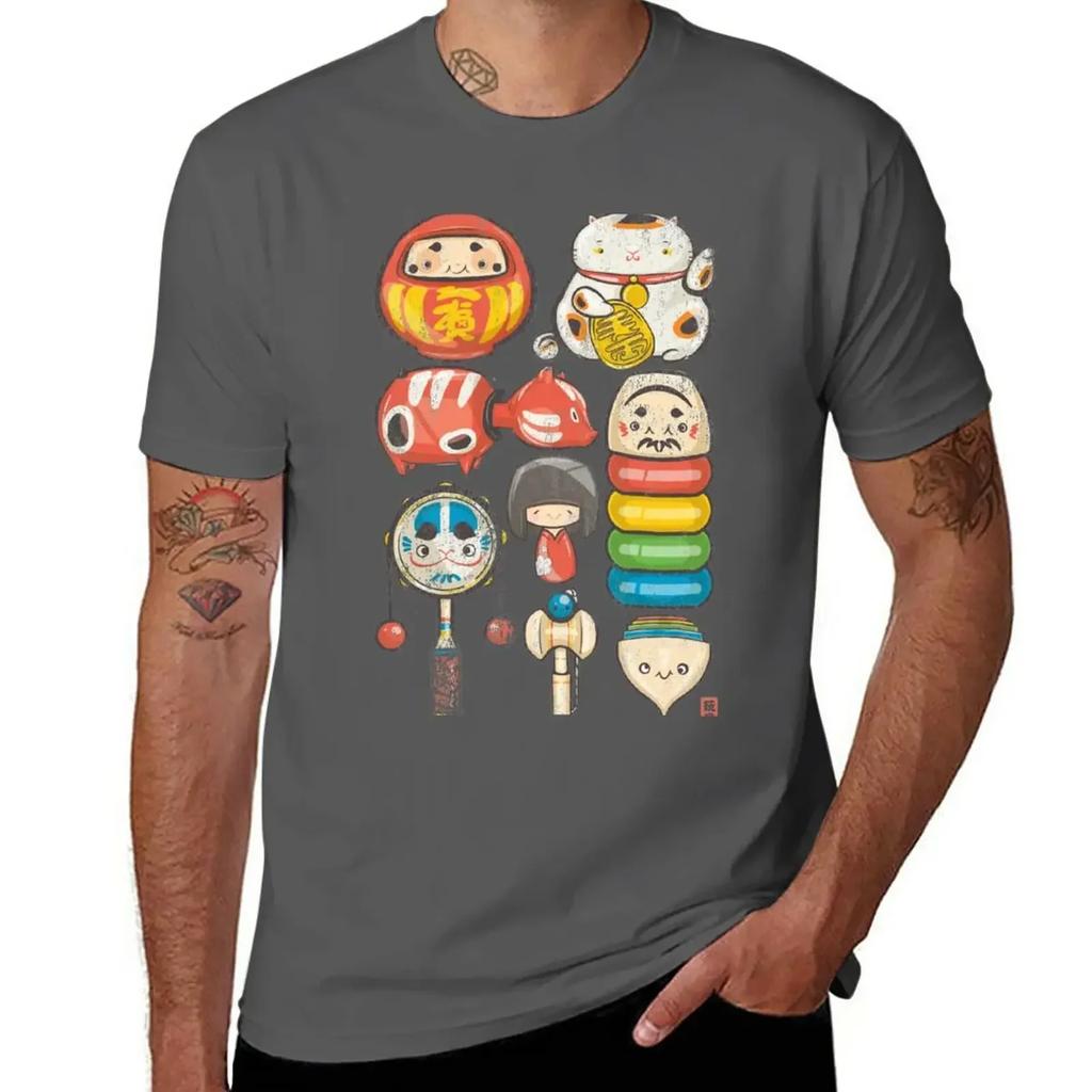 [Special Lucky Toy Box] T-Shirt Plus Sizes Kawaii Clothes Mens Graphic T-shirts Hip Hop
