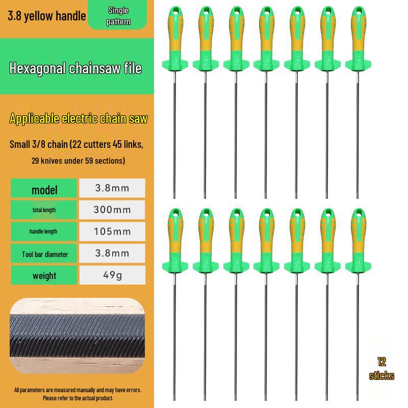 Sechskant Kettensägenkettenschleife Werkzeug - Handgeführter Sägezahnschärfer