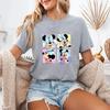 New Cute Minnie Mouse Avatar Printed T-shirt Outdoor Casual Fashion Women's Anime Minnie Mouse Shirt