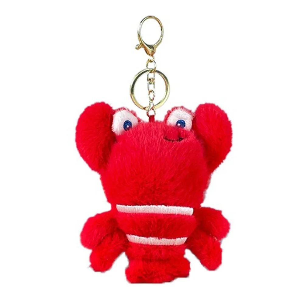 Turtle Ocean Animal Plush Keychain Octopus Starfish Plush Whale Keychain PP Cotton Simulation Animal Whale Small Pendant