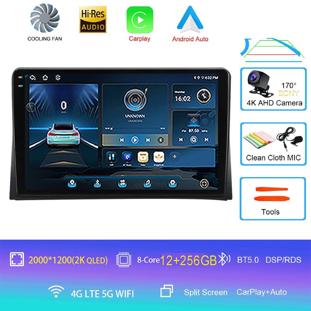 Android 14 Car Radio CarPlay For VW Multivan T5 Transporter 2003 - 2015 4G GPS DSP 2Din Stereo Multimedia Video Player BT